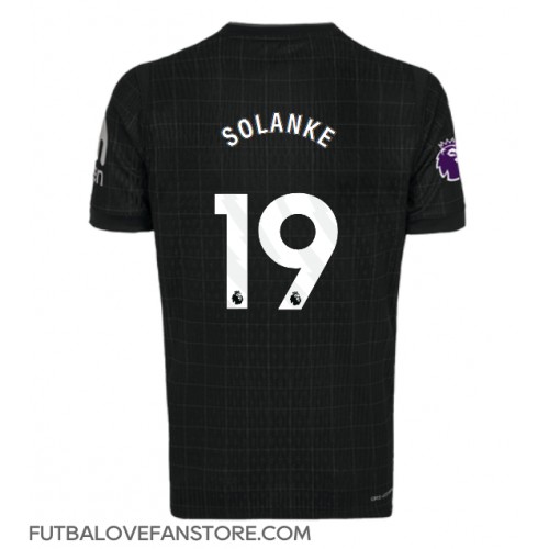 Tottenham Hotspur Dominic Solanke #19 Vonkajší futbalový dres 2025-26 Krátky Rukáv Tottenham Hotspur Dominic Solanke #19 Vonkajší futbalový dres 2025-26 Krátky Rukáv